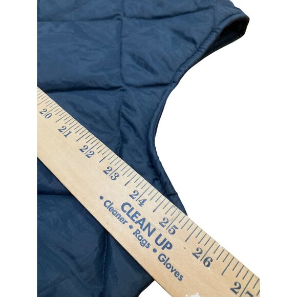 VTG Big Smith Mens Quilted Work Vest Navy Blue Size XL Outdoors Metrosexual - Picture 9 of 9